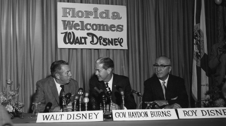 Walt Disney press conference about the building of Disney World