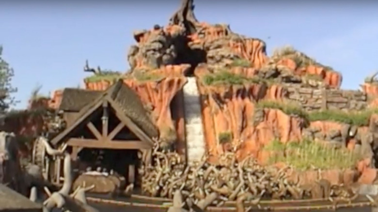 Splash Mountain showing water slide