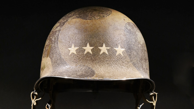 Four-star general WW2 helmet