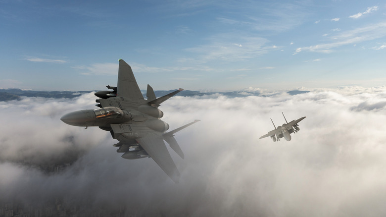 Boeing 747 on tarmc and in flight