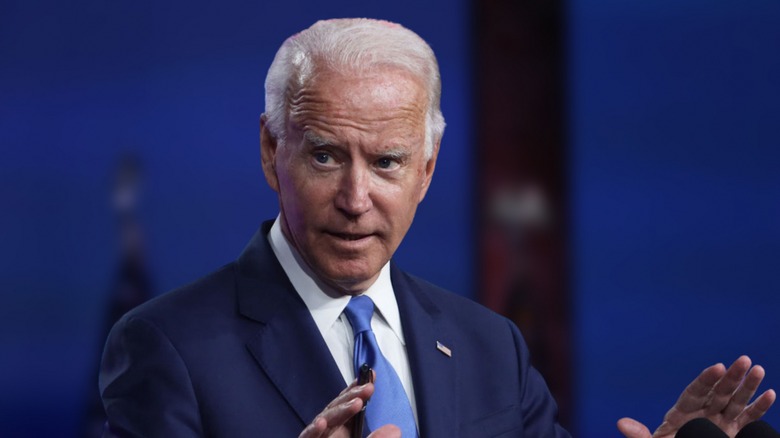 biden giving speech