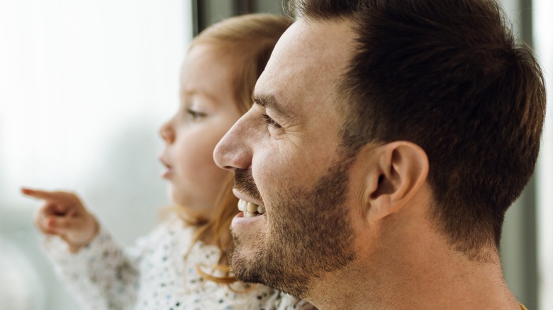 Dad and daughter