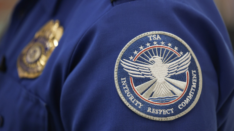 TSA agent in uniform
