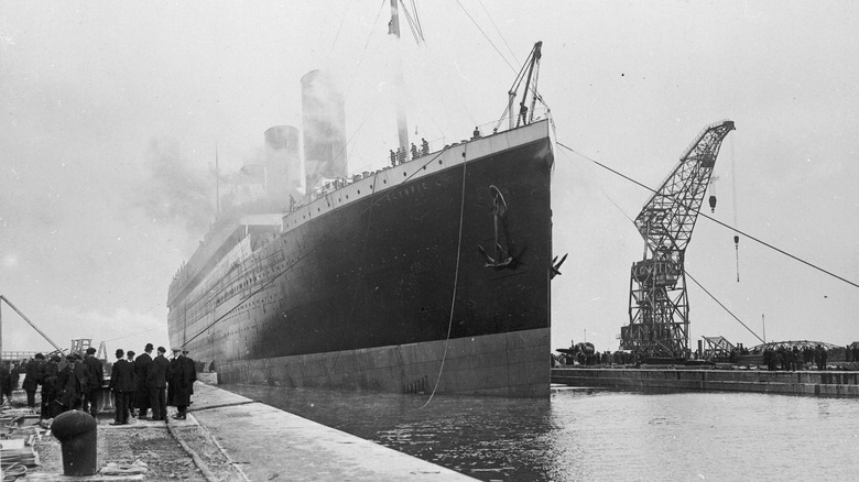 RMS ship docked