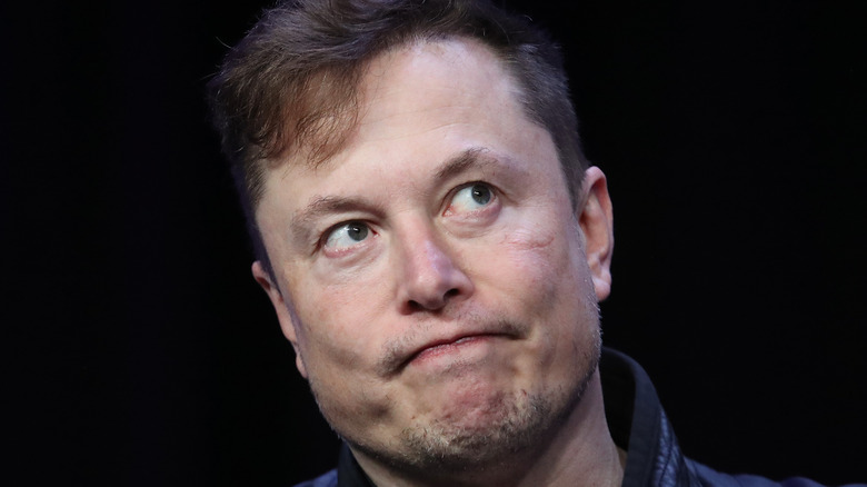 Elon Musk unhappy