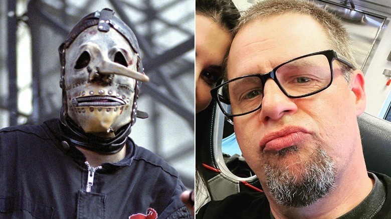 Chris Fehn with and without mask
