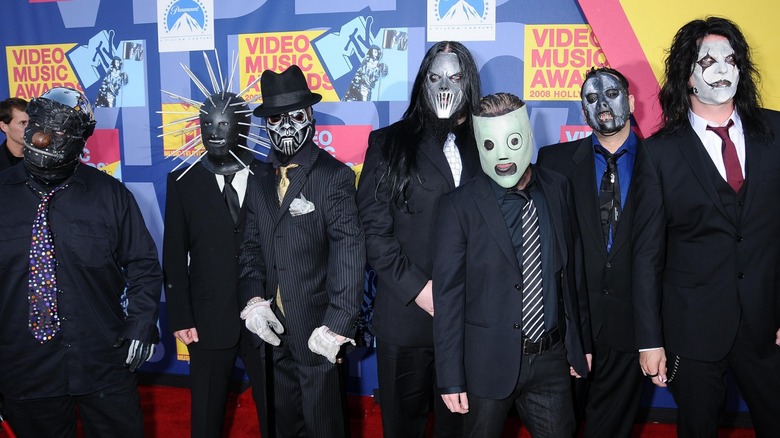 Slipknot on red carpet