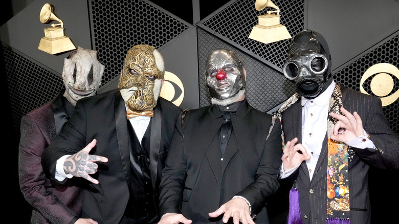 Slipknot on red carpet