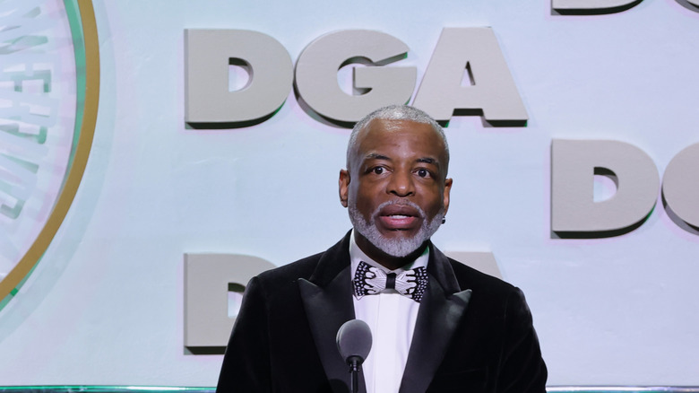 LeVar Burton at a DGA podium