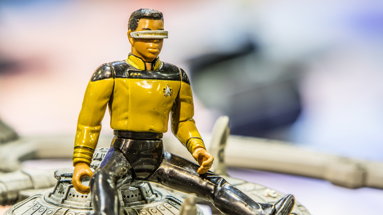 an action figure Geordi La Forge