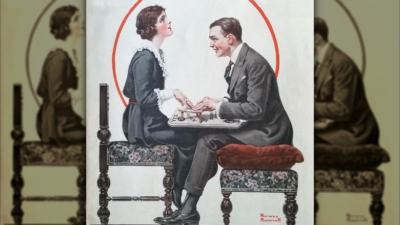 norman rockwell ouija board cover