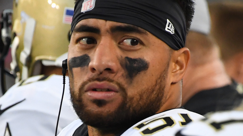 manti te'o of the new orleans saints
