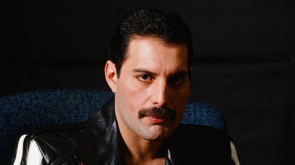 Freddie Mercury looking serious