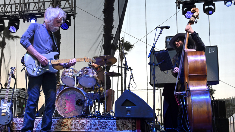 Bob Weir and Don Was performing as Wolf Bros