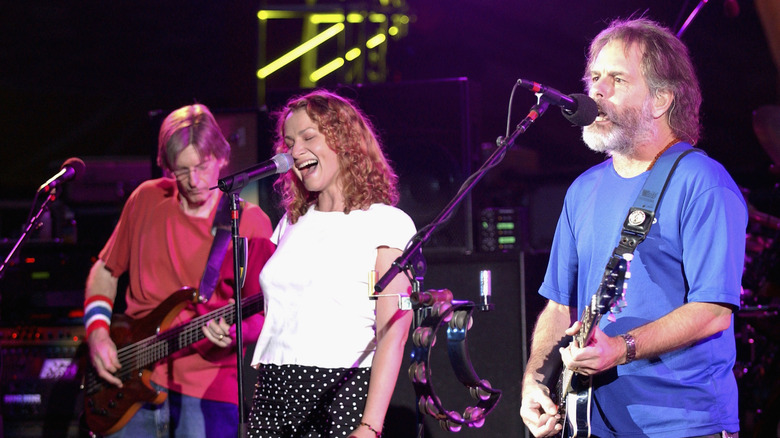 Phil Lesh, Joan Osborne, and Bob Weir performing as The Dead