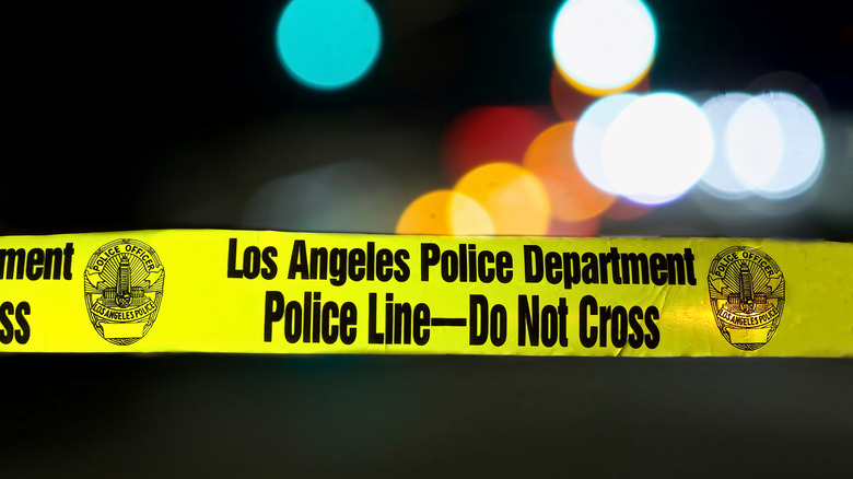 LAPD police tape