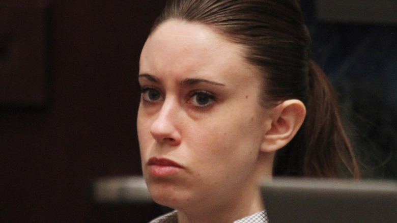 Casey Anthony staring