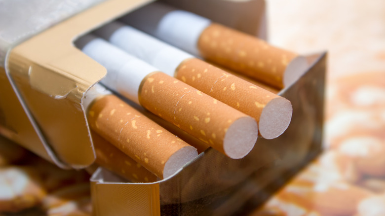 a pack of cigarettes