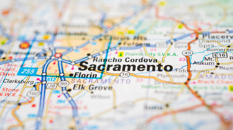 Sacramento map