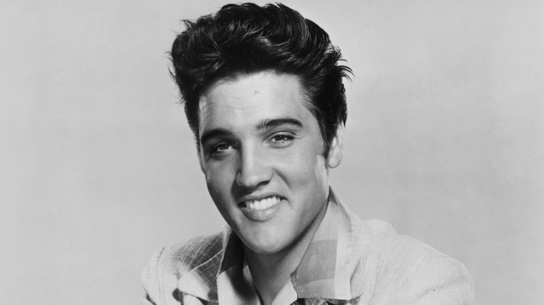 Elvis Presley smiling