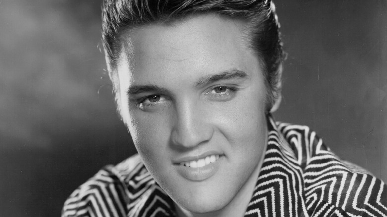 Elvis Presley smiling