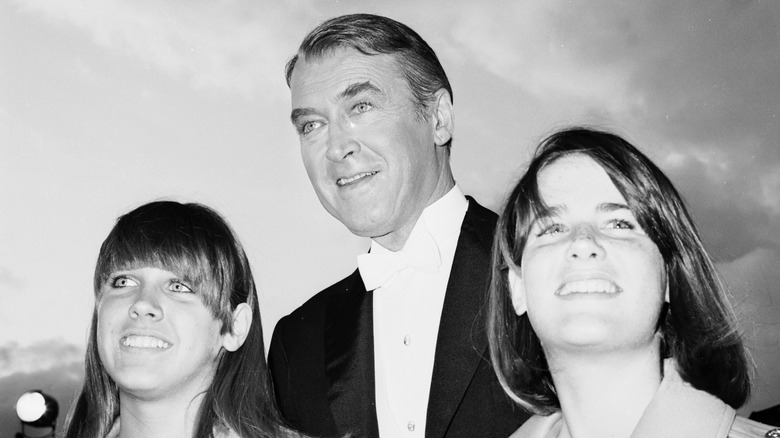 Jimmy Stewart and his daughters
