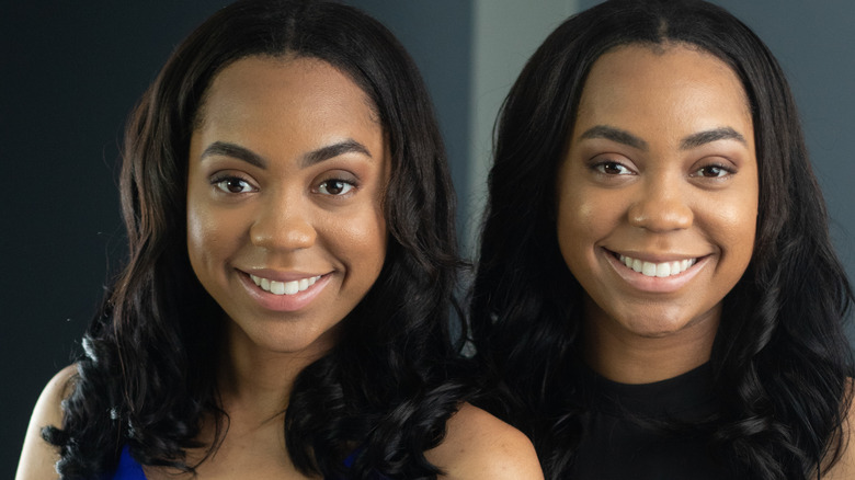 African American identical twins