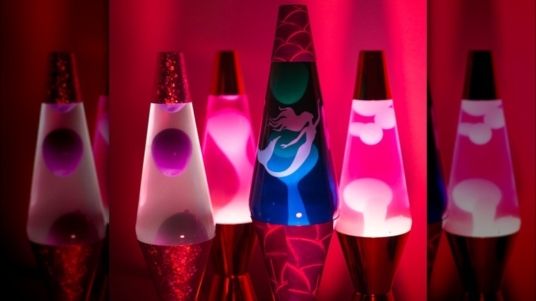 collection of lava lamps