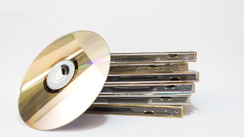 Stack of CDs