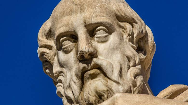 Plato statue