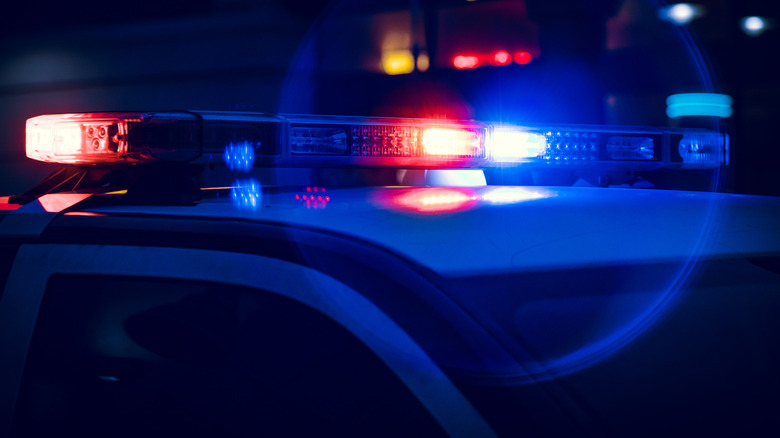 A police cruiser