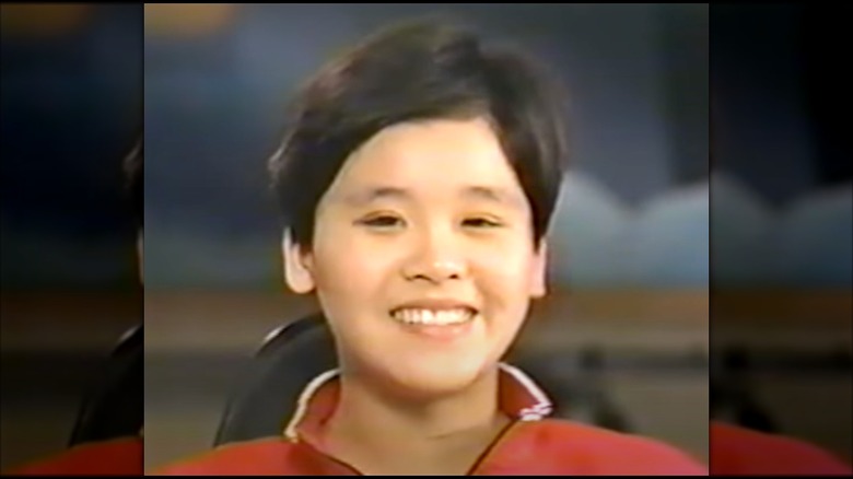 Sang Lan bering interviewed by ABC News after accident