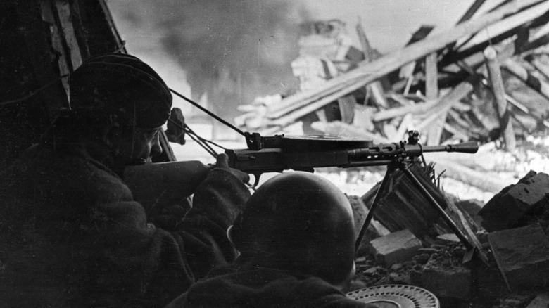Russian soldiers in Battle of Stalingrad