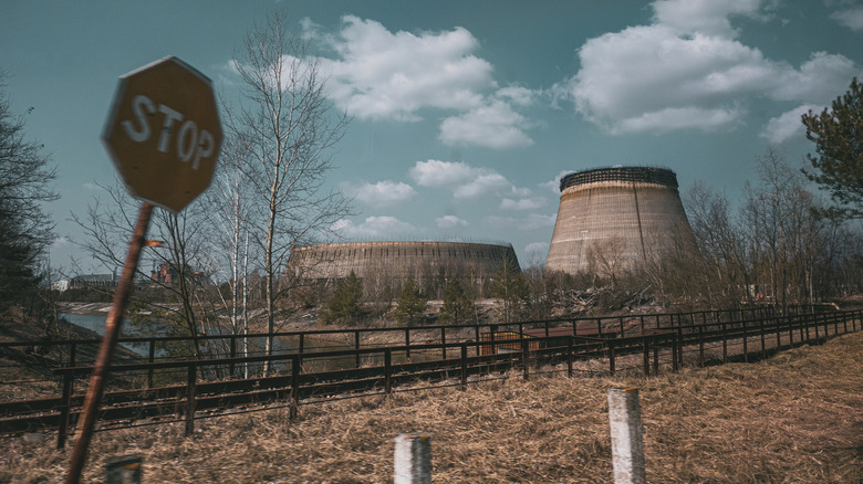 Chernobyl abandoned reactor site