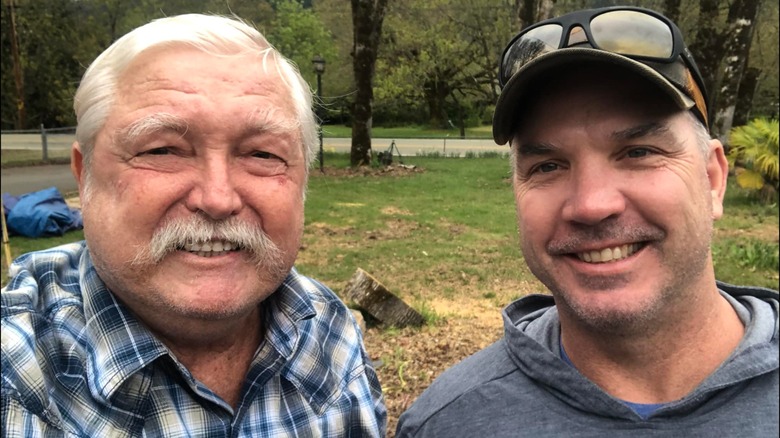Dakota Fred Hurt and Dustin Hurt smiling