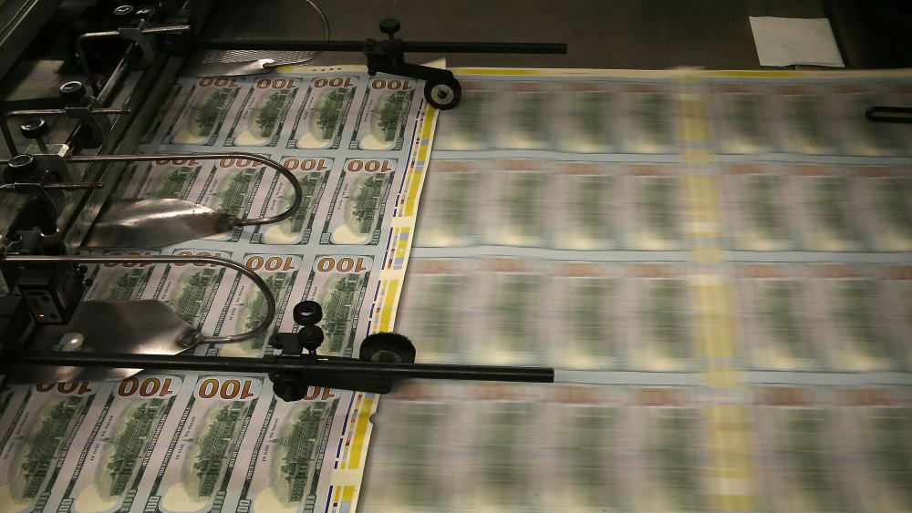 sheets of cash