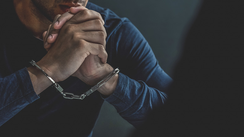 Man in handcuffs