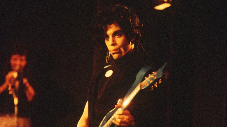 Prince on stage
