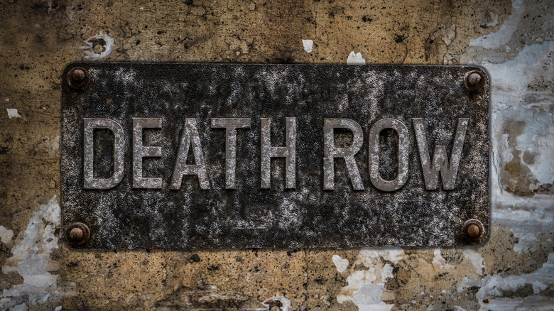 death row sign