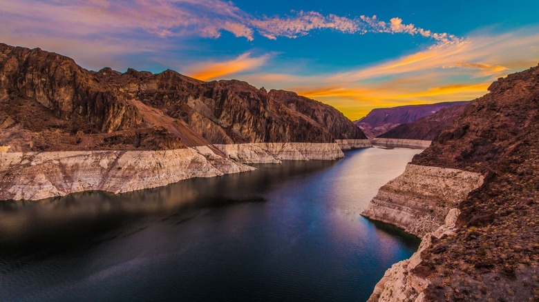 Lake Mead at sunset