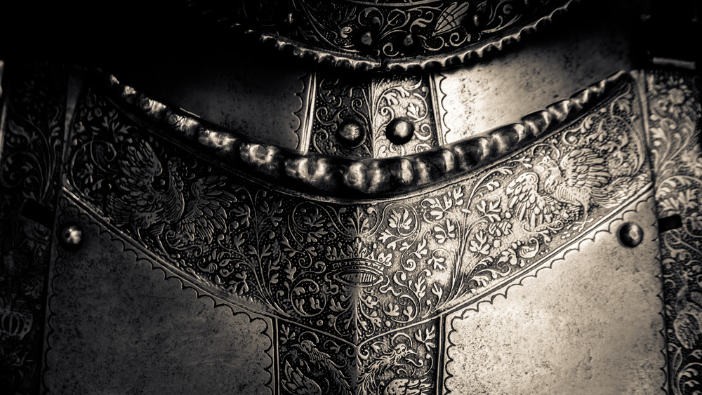 Detailed work of medieval armor