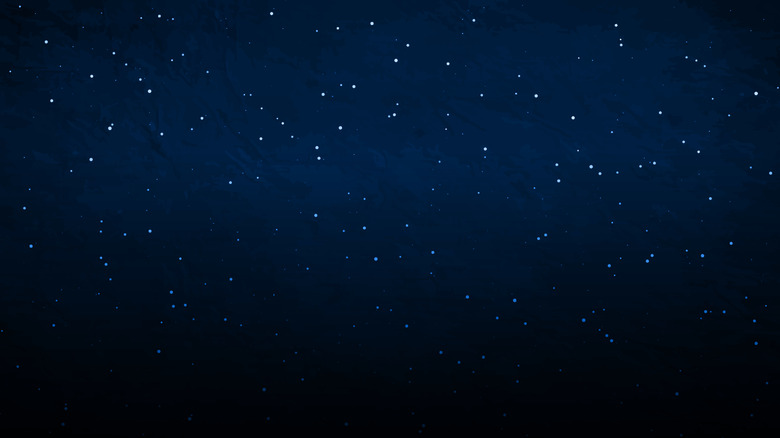 dark and starry moonless sky