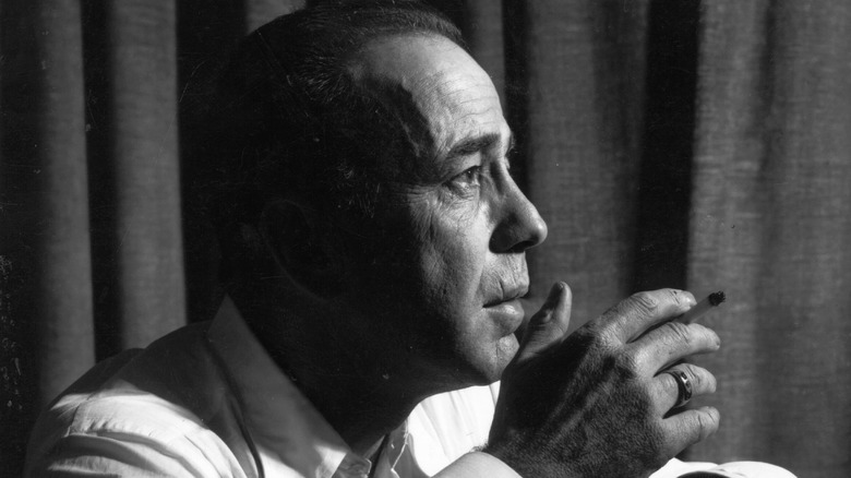 Bogart with a cigarette