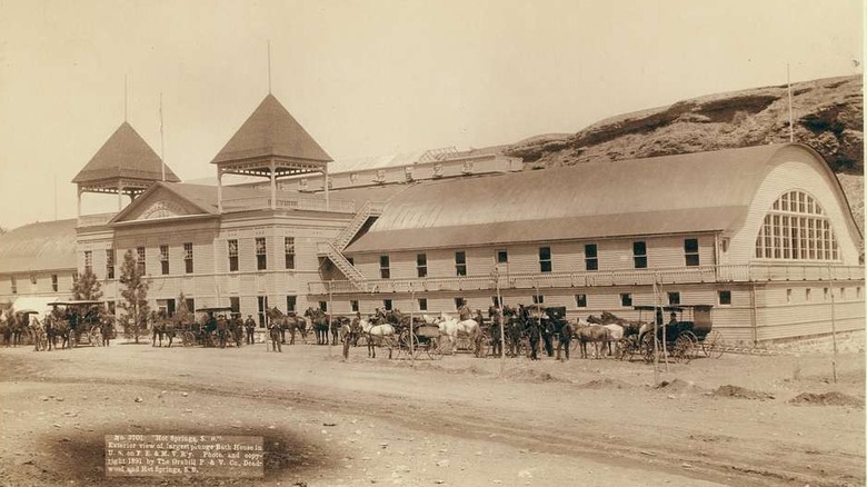 Bath house, Hot Springs, South Dakota