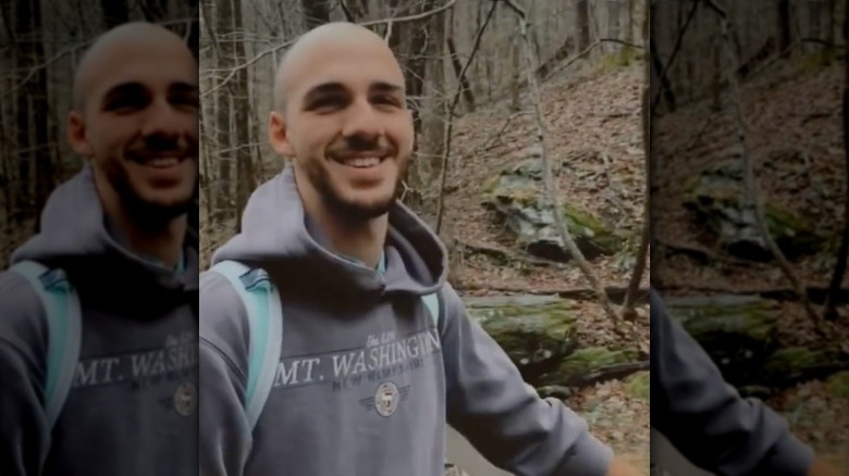 Brian Laundrie smiling in the woods