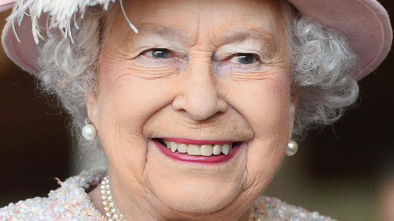 Queen Elizabeth II smiling