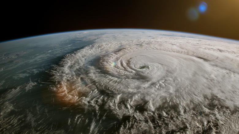 Tropical storm en route