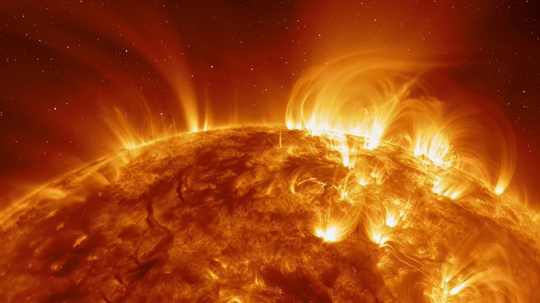flares on the sun