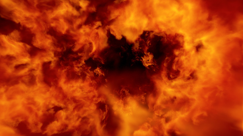 Fireball explosion