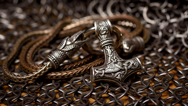 Thor's hammer necklace